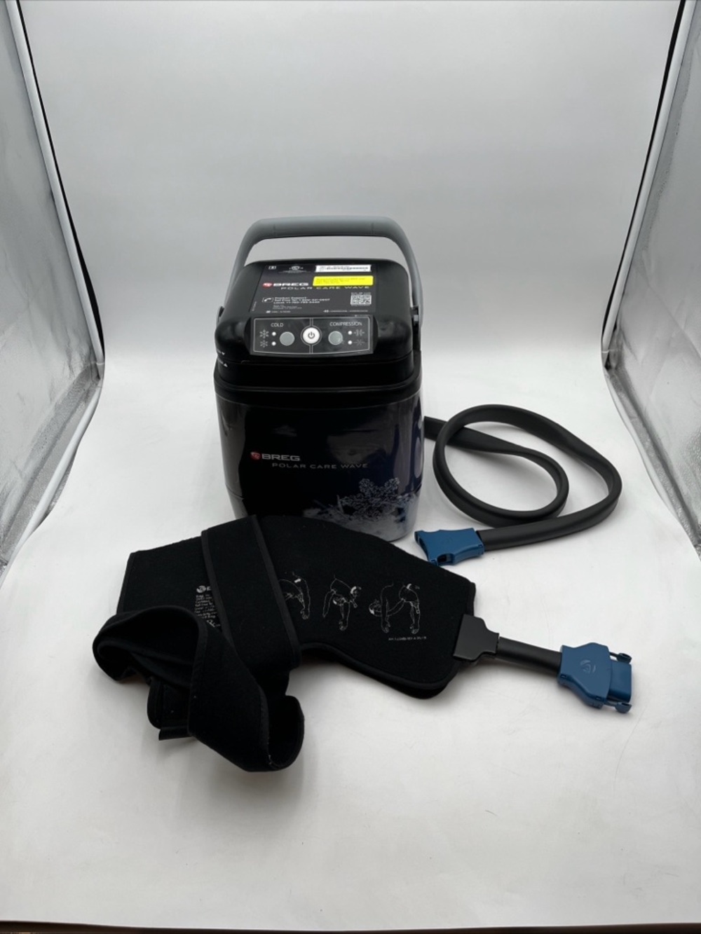 Polar Care Wave Cube Cooling Chest Cooler w Compression Pad Wrap Tested Working